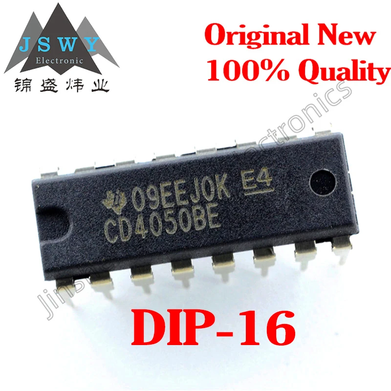

Imported IC 2023+ CD4050BE HEF4050BP CD4050 Original DIP-16 Six Phase Buffer Converter 5~30PCS Free Shipping Electronics