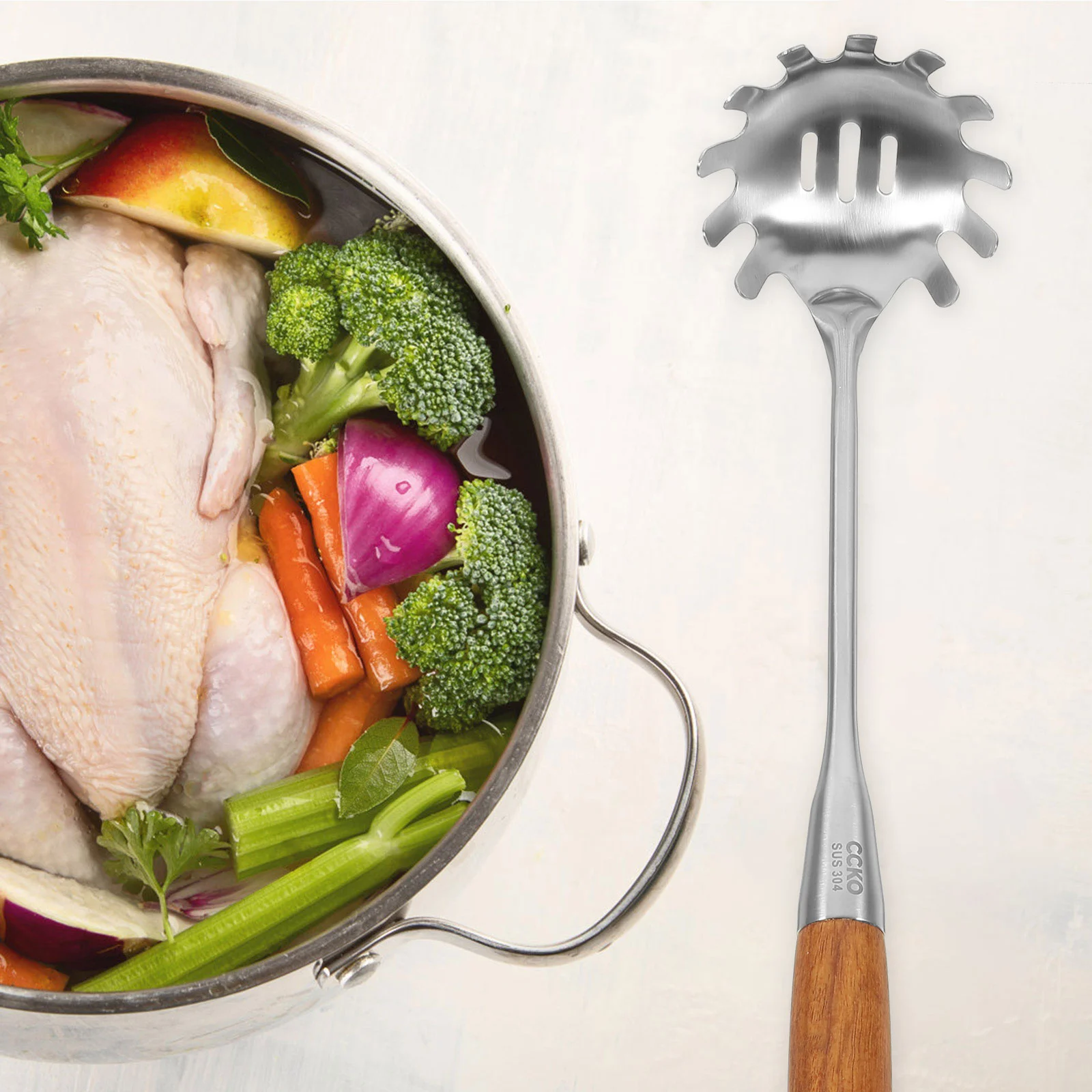 Stainless Steel Spaghetti Scoop Server Kitchen Spaghetti Spoon Noodle Spoon
Stainless Steel Spaghetti Scoop Server Kitchen Spaghetti Spoon Noodle Spoon