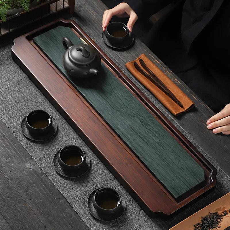 Non Slip Engrave Trays Elegant Drainage Black Tiered Table Tea Ceremony Tray Moveable Modern Plateau Decoratif House Items
Non Slip Engrave Trays Elegant Drainage Black Tiered Table Tea Ceremony Tray Moveable Modern Plateau Decoratif House Items