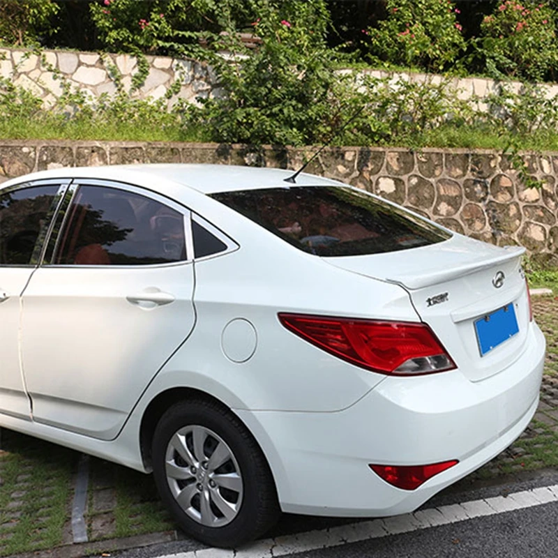 For hyundai verna spoiler accent spoiler 2011-2015 verna/accent spoiler Without Paint Car Rear Trunk Rear lip spoiler
For hyundai verna spoiler accent spoiler 2011-2015 verna/accent spoiler Without Paint Car Rear Trunk Rear lip spoiler