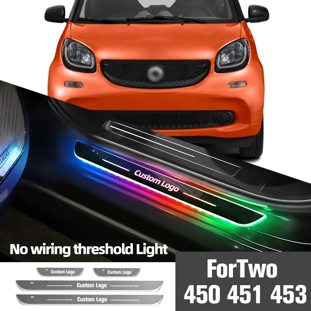 For Smart ForTwo 450 451 453 1998-2019 2018 Car Door Sill Light Customized Logo LED Welcome Threshold Pedal Lamp Accessories
For Smart ForTwo 450 451 453 1998-2019 2018 Car Door Sill Light Customized Logo LED Welcome Threshold Pedal Lamp Accessories