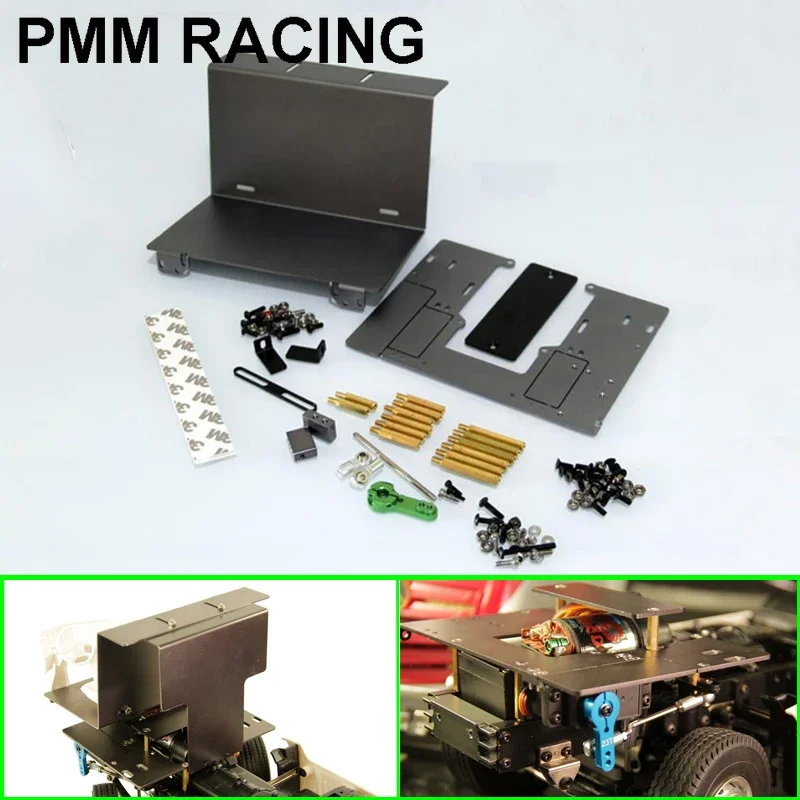 Metal Cab floor Second floor platform steering front rudder machine kit For 1/14 Tamiya RC Truck car Scania MAN TGX Actros Volvo
Metal Cab floor Second floor platform steering front rudder machine kit For 1/14 Tamiya RC Truck car Scania MAN TGX Actros Volvo
