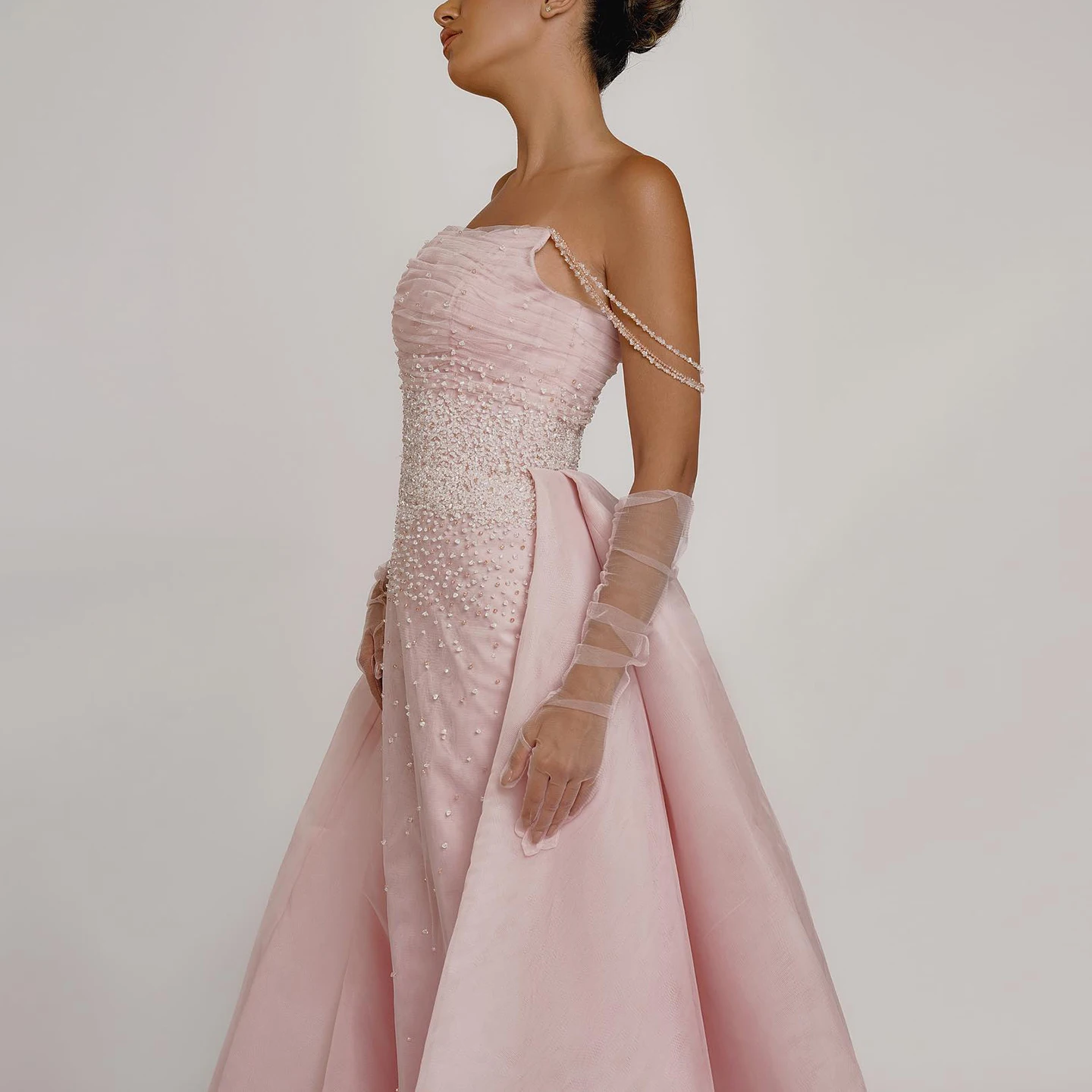 Jancember Dubai Beaded Pink Evening Dress with Overskirt Gloves Elegant Women Arabic Wedding Formal Party Gown SZ429
Jancember Dubai Beaded Pink Evening Dress with Overskirt Gloves Elegant Women Arabic Wedding Formal Party Gown SZ429