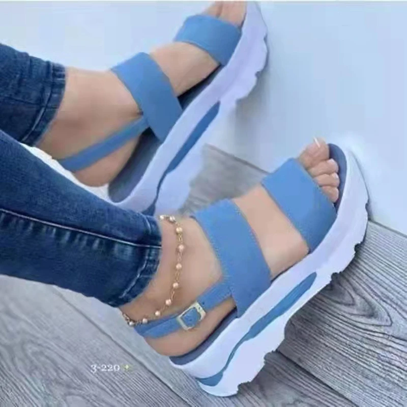 Summer 2024 New Women's Sandals Lightweight Wedges Fashion Non-slip Sandals Thickness Sole Comfortable Laces High Heels Sandals
Summer 2024 New Women's Sandals Lightweight Wedges Fashion Non-slip Sandals Thickness Sole Comfortable Laces High Heels Sandals