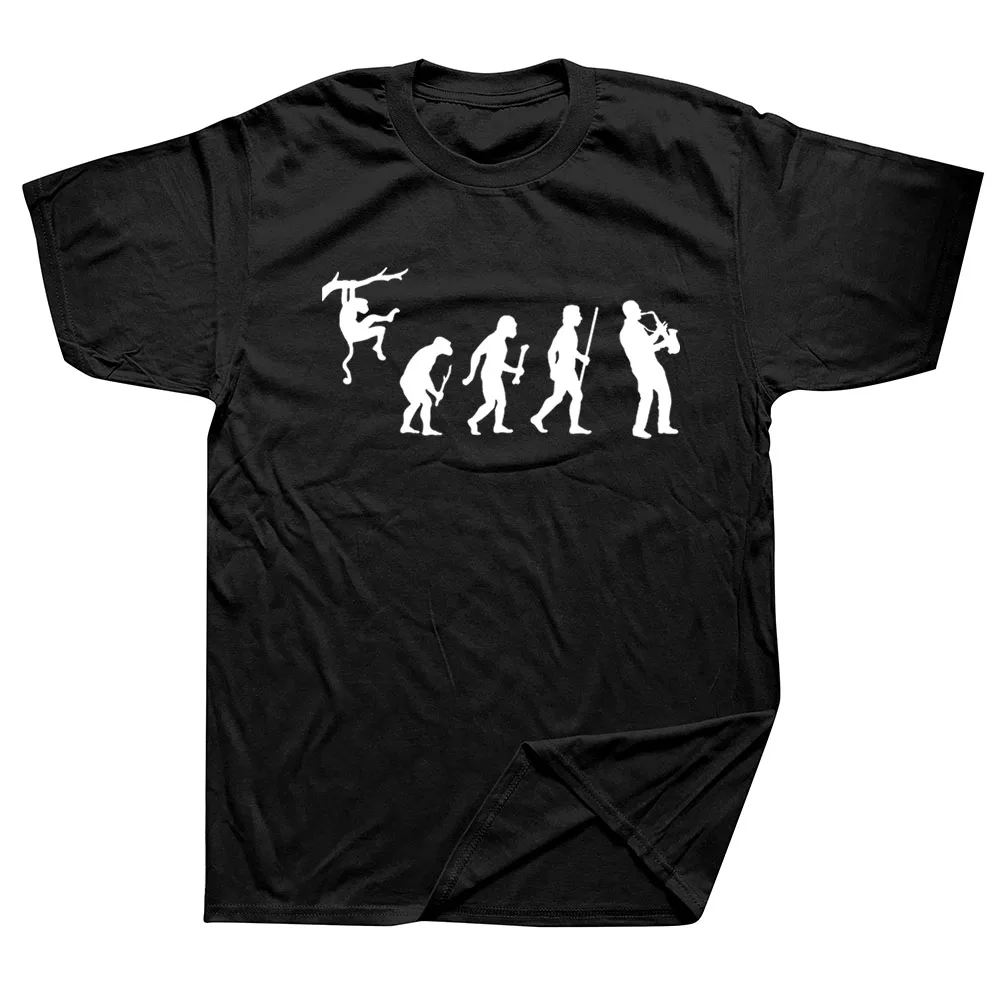 Funny Evolution Saxophone Player T Shirts Graphic Streetwear Short Sleeve O-Neck Harajuku T-shirt Mens Clothing
Funny Evolution Saxophone Player T Shirts Graphic Streetwear Short Sleeve O-Neck Harajuku T-shirt Mens Clothing
