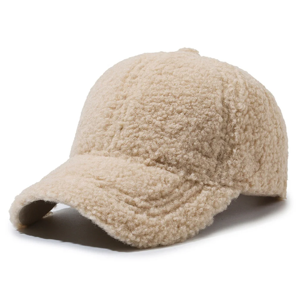 Fashion Winter Men Women Baseball Cap Artificial Lamb Wool Hats Version Tide Warm Cap Plush Baseball Caps Autumn Baseball Cap
Fashion Winter Men Women Baseball Cap Artificial Lamb Wool Hats Version Tide Warm Cap Plush Baseball Caps Autumn Baseball Cap