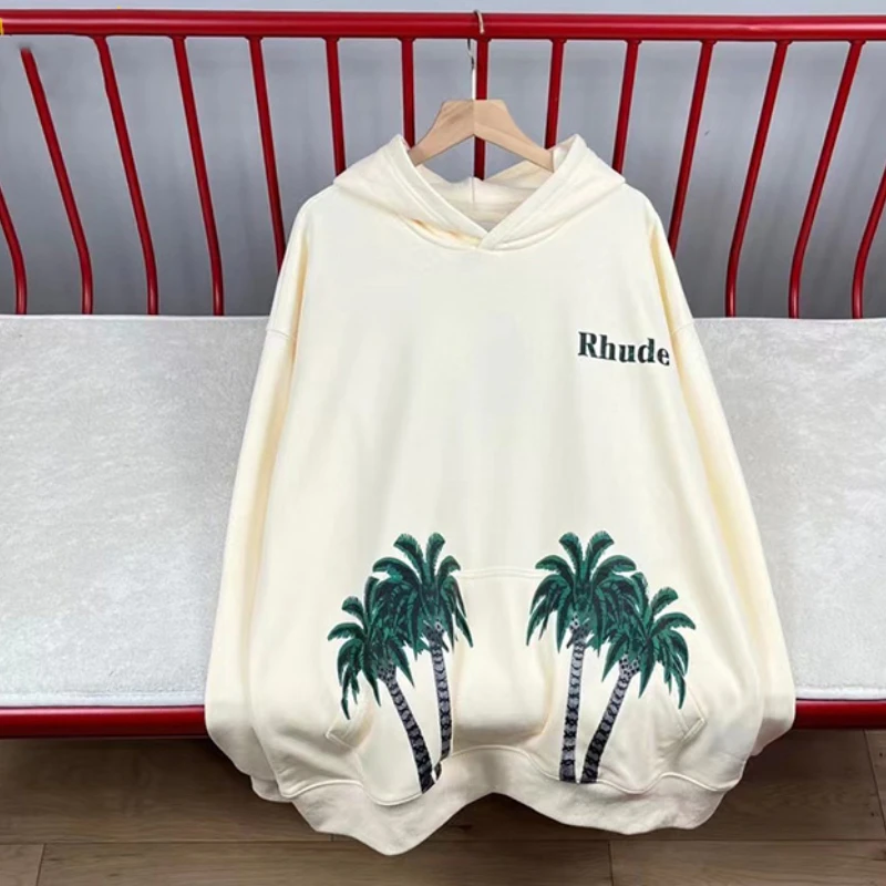 Rhude Oversized Hooded Pullover Men Women Top Quality Patchwork Coconut Sweatshirts with Tag
Rhude Oversized Hooded Pullover Men Women Top Quality Patchwork Coconut Sweatshirts with Tag