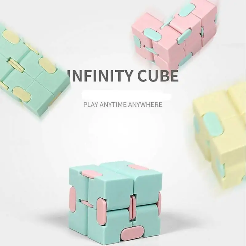 Фото Mini Creative Infinite Magic Cube Decompression Toys 2x2 Fun Educational Kids Stress Reliever | Игрушки и хобби