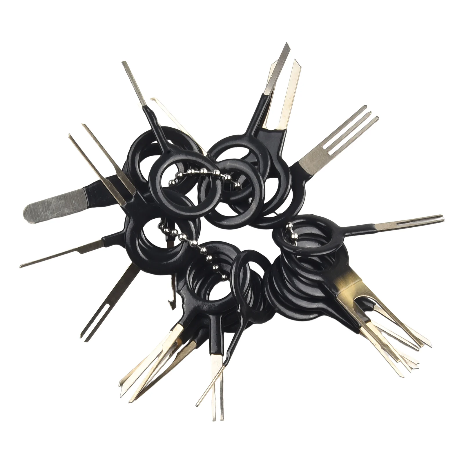Tool Kit Terminal Removal Wire Harness Repair Terminal Back Needle Tool Terminal Pick Needle Universal Durable
Tool Kit Terminal Removal Wire Harness Repair Terminal Back Needle Tool Terminal Pick Needle Universal Durable