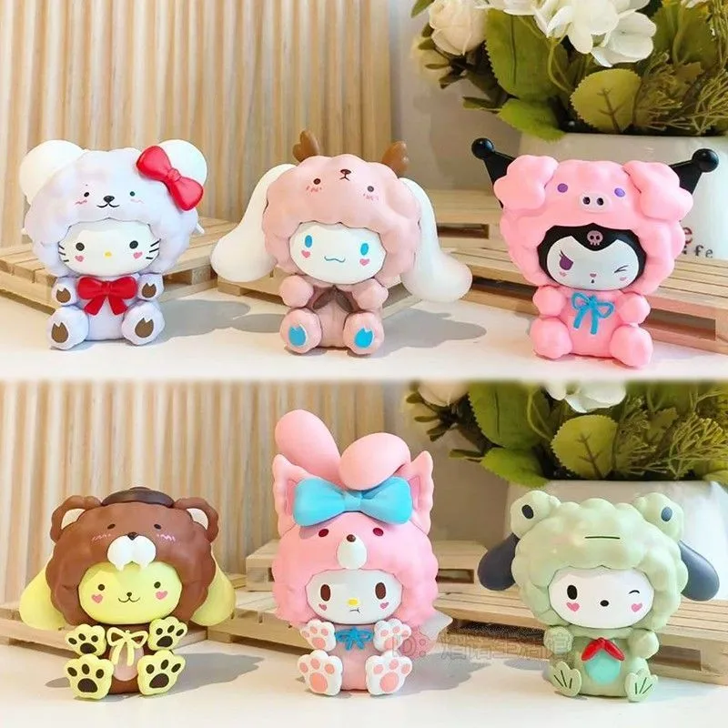 

Кавайная Sanrio аниме милая моя мелодия коричная игрушка мультяшная моя мелодия почточко креативная фигурка украшение Рождественский подарок