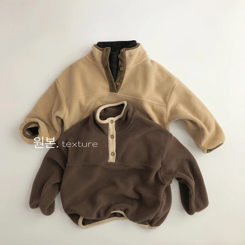 Childrens Fashion Korean Style Autumn Winter Childrens Half Open Standing Neck Sweater Classic Retro Boys Girls Pullover Top
Childrens Fashion Korean Style Autumn Winter Childrens Half Open Standing Neck Sweater Classic Retro Boys Girls Pullover Top