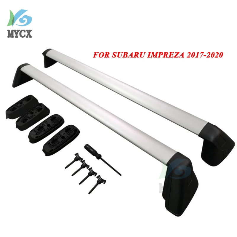 

Car Styling For SUBARU IMPREZA 2017 2018 2019 2020 Aluminum Alloy Side Bars Cross Rails Roof Rack Luggage Carrier Rack