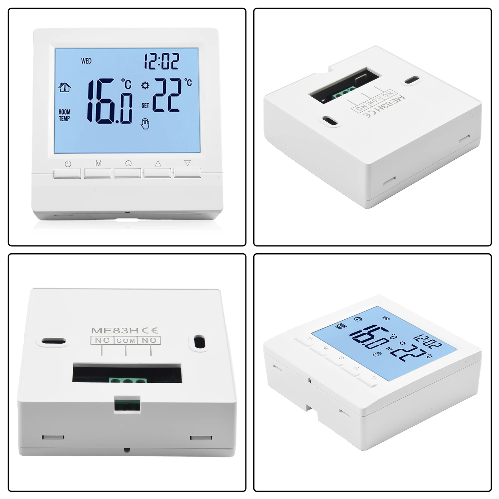 Room Thermostat Room Temperature Spare Parts Room Heating Accessories Digital Electric Heaters LCD Plastic+Metal
Room Thermostat Room Temperature Spare Parts Room Heating Accessories Digital Electric Heaters LCD Plastic+Metal