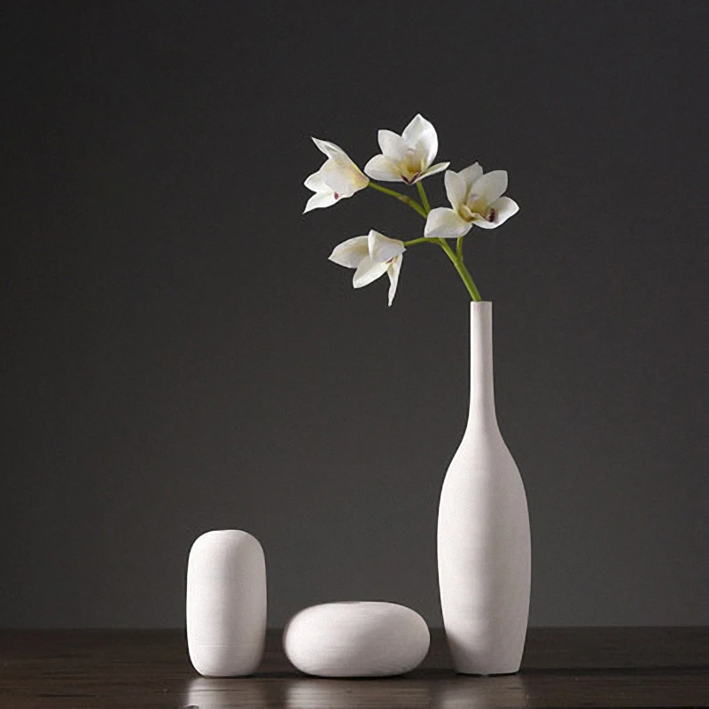 PINNY Modern Minimalist Bisque Ceramic Vase Dried Flowers For Decoration Handmade Plant Accessories
PINNY Modern Minimalist Bisque Ceramic Vase Dried Flowers For Decoration Handmade Plant Accessories
