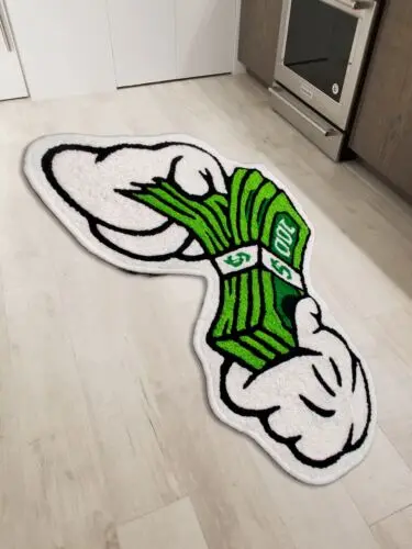 Dollar Money Stack Floor Mat Washable Area Rugs Living Room Modern Accent Carpet
Dollar Money Stack Floor Mat Washable Area Rugs Living Room Modern Accent Carpet