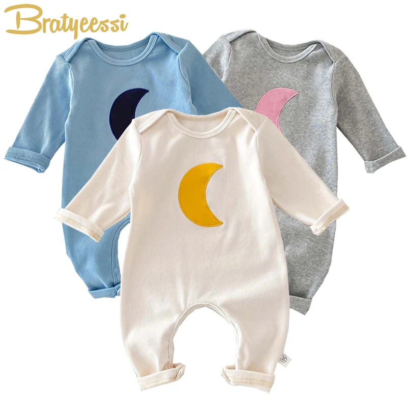 New Baby Romper Moon Big Elastic Toddler Outfit Kids Jumpsuits for Boys Girls Onesie Spring Autumn Infant One-Piece Baby Clothes
New Baby Romper Moon Big Elastic Toddler Outfit Kids Jumpsuits for Boys Girls Onesie Spring Autumn Infant One-Piece Baby Clothes
