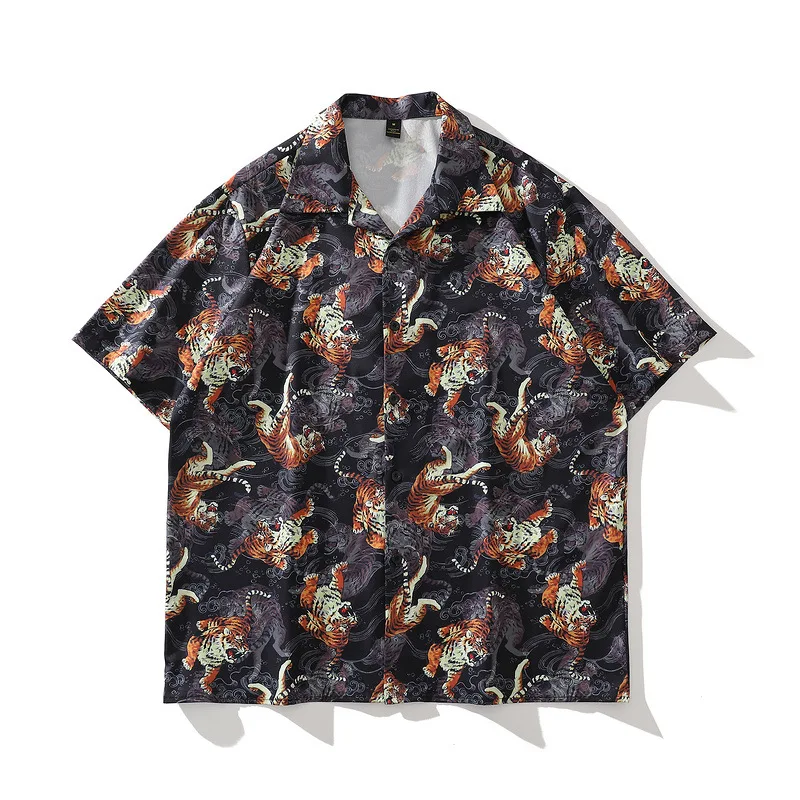 2022 Summer New Men's Casual Printed Short Sleeve Shirts Streetwear Hip Hop Tops Hawaii Beach Harajuku Style Couple Shirts
2022 Summer New Men's Casual Printed Short Sleeve Shirts Streetwear Hip Hop Tops Hawaii Beach Harajuku Style Couple Shirts