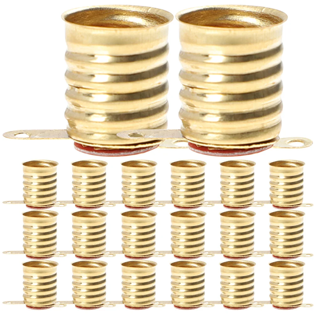 50 Pcs All Bronze Lamp Holder Light Bulbs Socket Meter Base Copper Lamps for Electrical Test
50 Pcs All Bronze Lamp Holder Light Bulbs Socket Meter Base Copper Lamps for Electrical Test