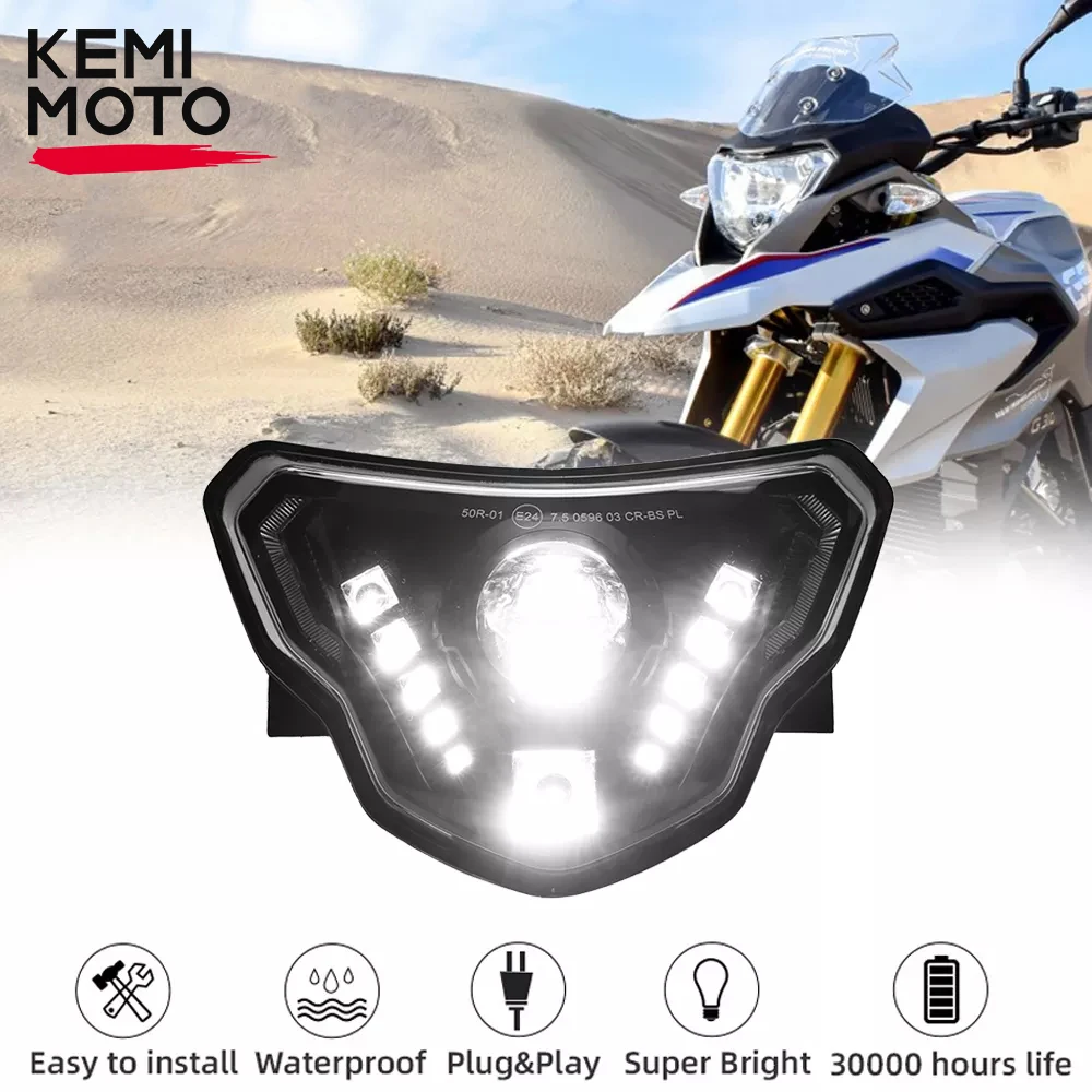 Motorcycle LED Headlights For BMW G310R G310GS G 310 R GS 310GS 310R 2022 Head Lights With Complete Devil DRL Eyes Accessories
Motorcycle LED Headlights For BMW G310R G310GS G 310 R GS 310GS 310R 2022 Head Lights With Complete Devil DRL Eyes Accessories