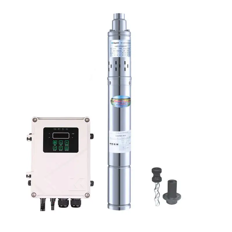 Kepeida 3DSC2.2/150-D110/1000 120M DC Brushless Solar Energy Pump System 3Inch Deep Well Screw Pump for Irrigation
Kepeida 3DSC2.2/150-D110/1000 120M DC Brushless Solar Energy Pump System 3Inch Deep Well Screw Pump for Irrigation