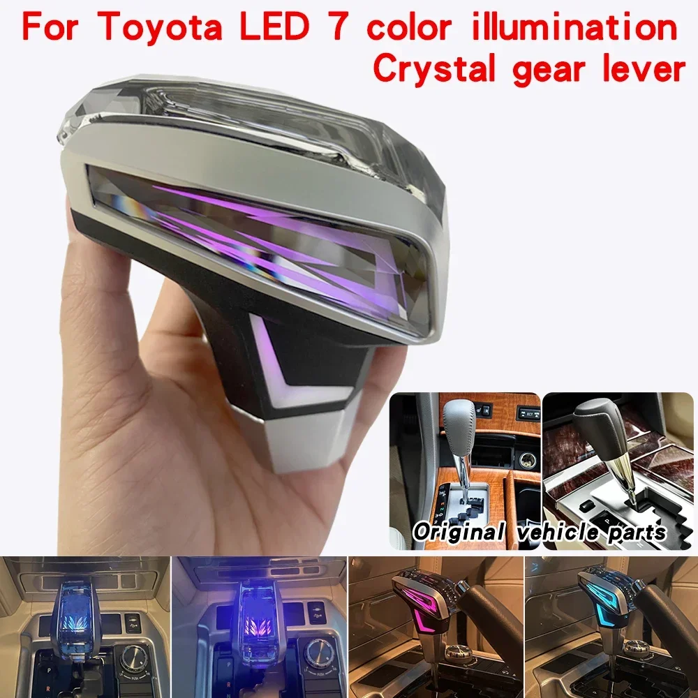 Gear Shift Knob For Toyota Corolla Camry Rav4 Alphard Ex AYGO Vios Highlander Land Cruiser LED 7 Color Crystal Stick Lever Head
Gear Shift Knob For Toyota Corolla Camry Rav4 Alphard Ex AYGO Vios Highlander Land Cruiser LED 7 Color Crystal Stick Lever Head