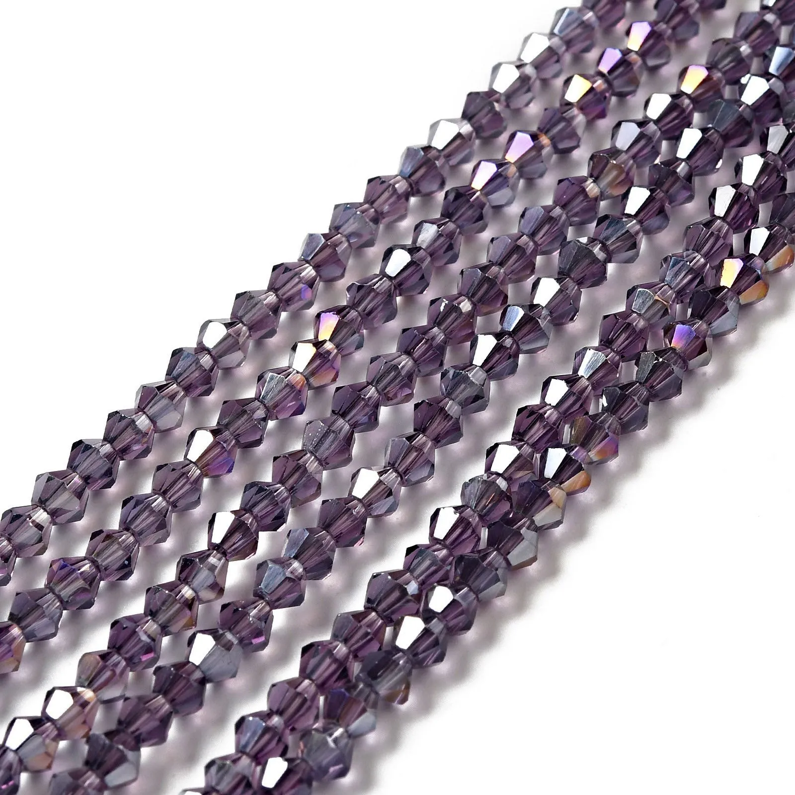 10Strand Faceted Bicone Glass Beads 2mm 3mm 4mm AB Color Plated Glass Loose Spacer Bead Bracelet Necklace Earring Jewelry Making
10Strand Faceted Bicone Glass Beads 2mm 3mm 4mm AB Color Plated Glass Loose Spacer Bead Bracelet Necklace Earring Jewelry Making