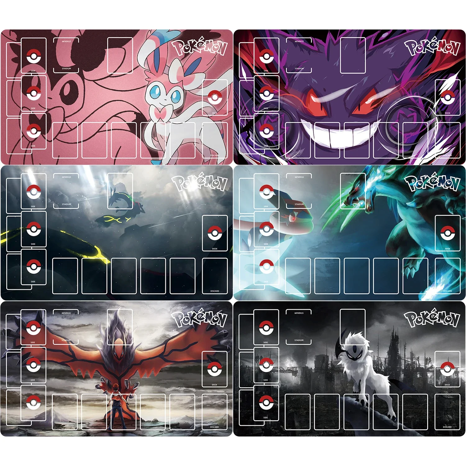 60*35*0,2 см PTCG Покемон специальный игровой карточный коврик битва сильвон Charizard Pikachu Rayquaza Lillie Подарочная Игрушка Аниме Настольный коврик
60*35*0,2 см PTCG Покемон специальный игровой карточный коврик битва сильвон Charizard Pikachu Rayquaza Lillie Подарочная Игрушка Аниме Настольный коврик