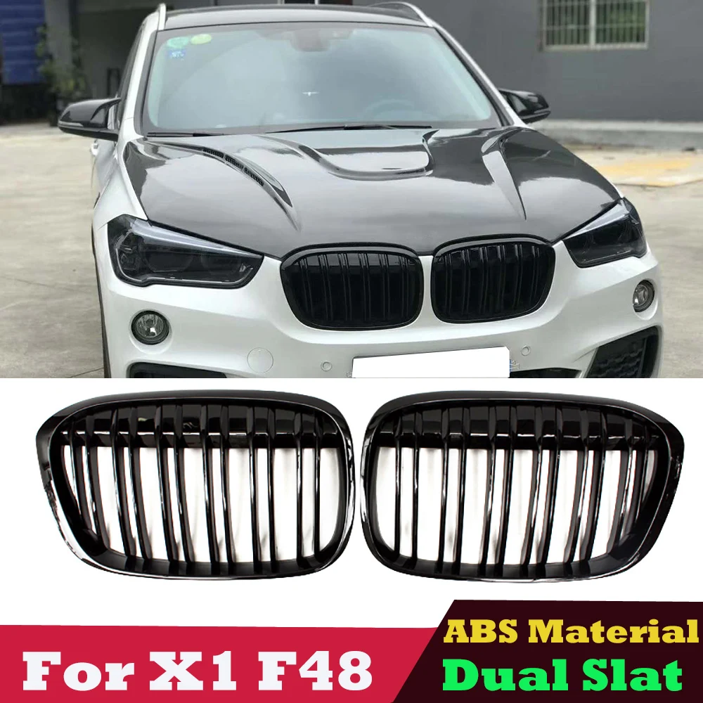 F48 Grille ABS Material Front Kidney Grill Mesh Hood For BMW X1 F48 F49 2016-2019 X1 xDrive25i
F48 Grille ABS Material Front Kidney Grill Mesh Hood For BMW X1 F48 F49 2016-2019 X1 xDrive25i