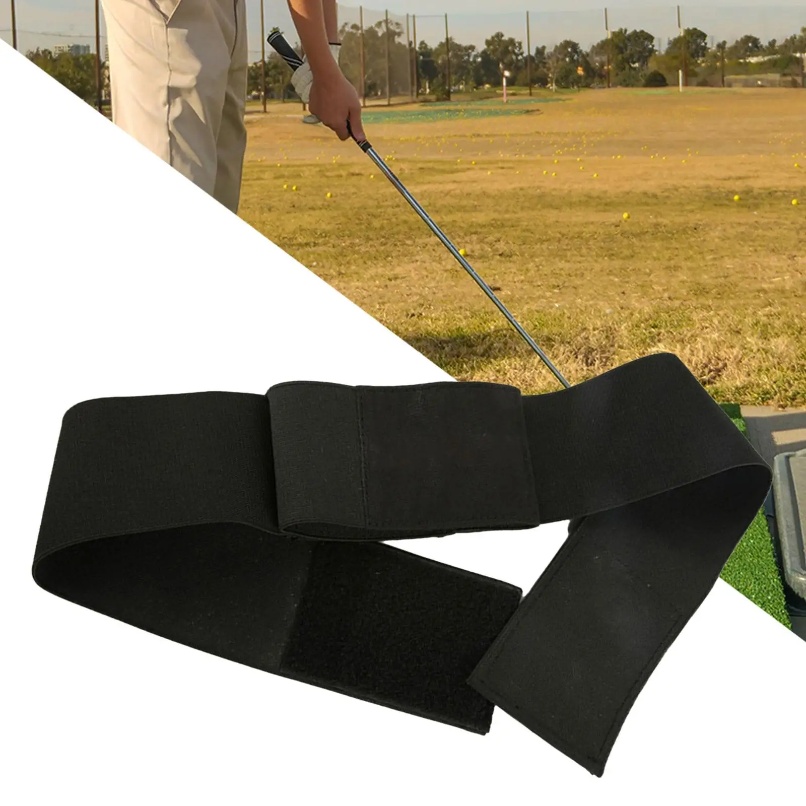 Golf Swing Trainer Golf Swing Training Aid Arm Elastic Band Practical Practice Tool Arm Band Belt for Golfers Golf Beginners
Golf Swing Trainer Golf Swing Training Aid Arm Elastic Band Practical Practice Tool Arm Band Belt for Golfers Golf Beginners
