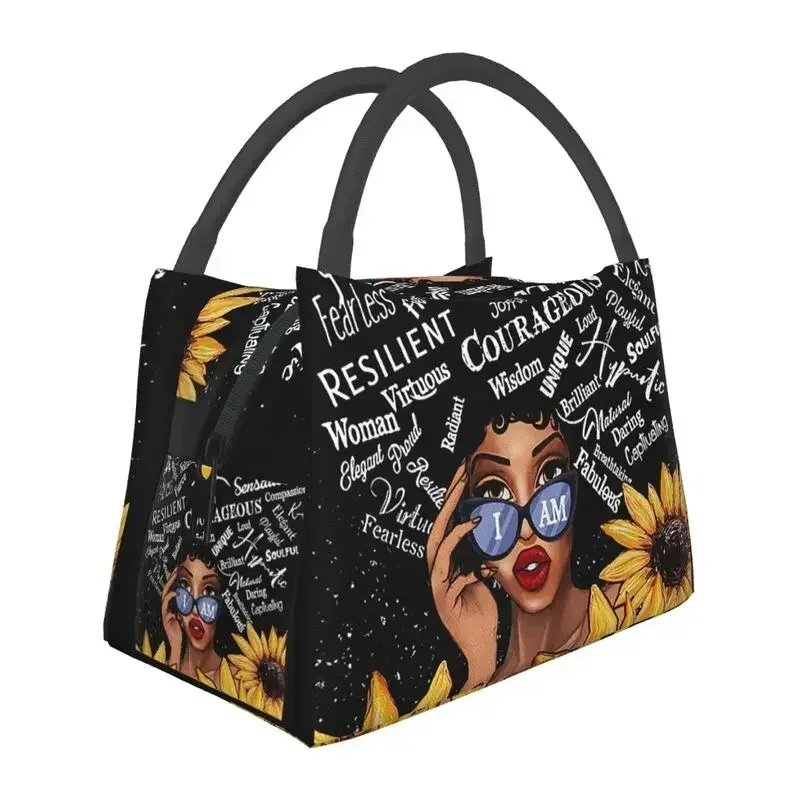 African Women American Black Girl Lunch Bags Warm Cooler Insulated Lunch Box for Picnic Camping Work Travel Food Tote Bags
African Women American Black Girl Lunch Bags Warm Cooler Insulated Lunch Box for Picnic Camping Work Travel Food Tote Bags