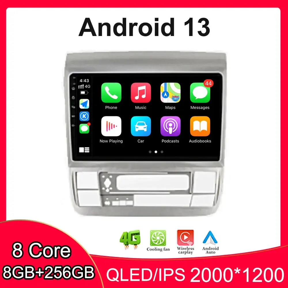 Android 13 For Toyota Alphard 2002-2009 Car Wireless Carplay Radio Stereo Multimedia GPS Navigation Video DSP IPS Screen Player
Android 13 For Toyota Alphard 2002-2009 Car Wireless Carplay Radio Stereo Multimedia GPS Navigation Video DSP IPS Screen Player