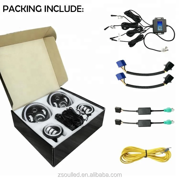 Other Car Accessories Lighting System Chasing Color Remote and App Control 7 inch Headlight for Jeep Wrangler JK
Other Car Accessories Lighting System Chasing Color Remote and App Control 7 inch Headlight for Jeep Wrangler JK
