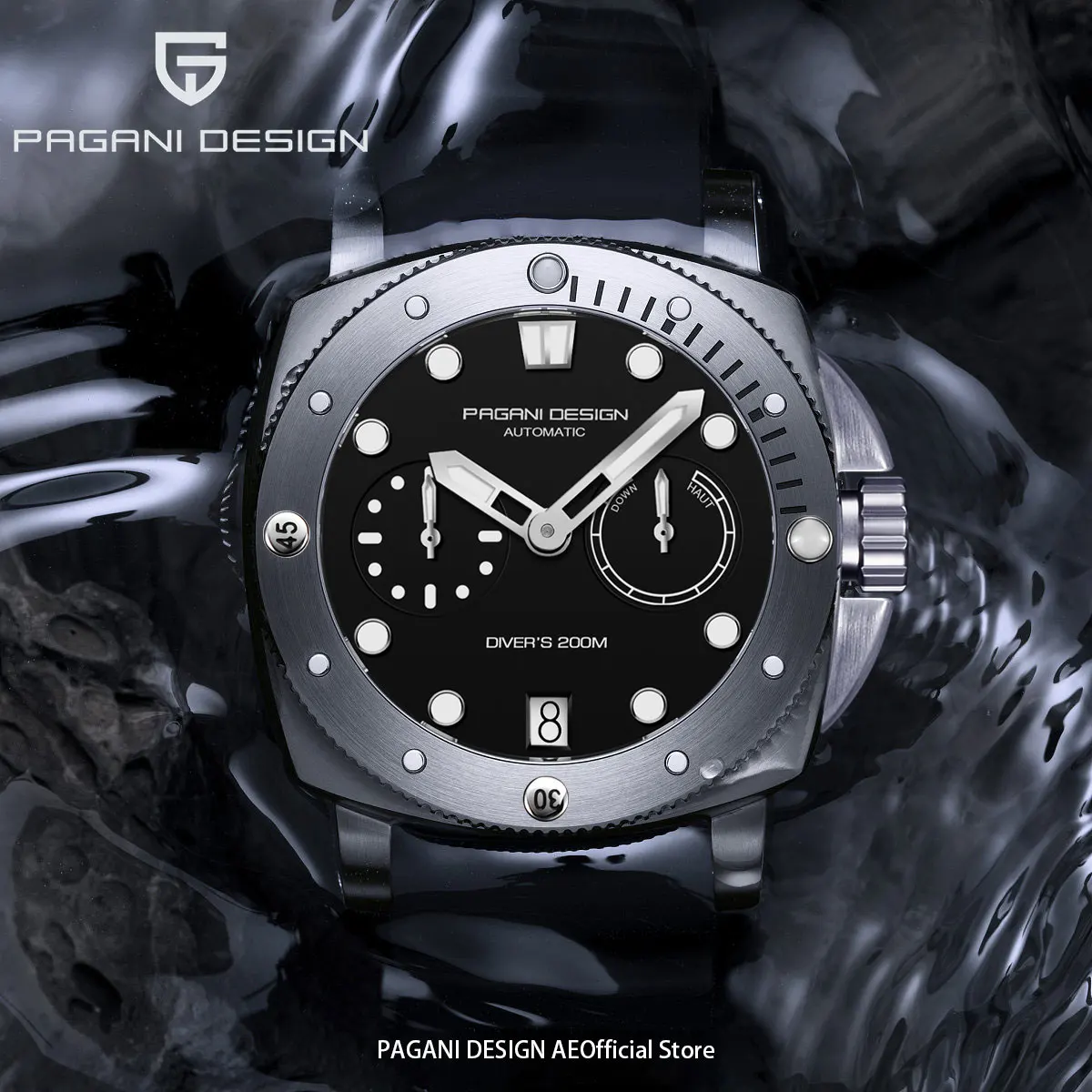 Pagani Design Watches Automatic Watch For Men Mechanical top brand luxury 200M Waterproof AR Sapphire C3 Luminous Wrist watch
Pagani Design Watches Automatic Watch For Men Mechanical top brand luxury 200M Waterproof AR Sapphire C3 Luminous Wrist watch