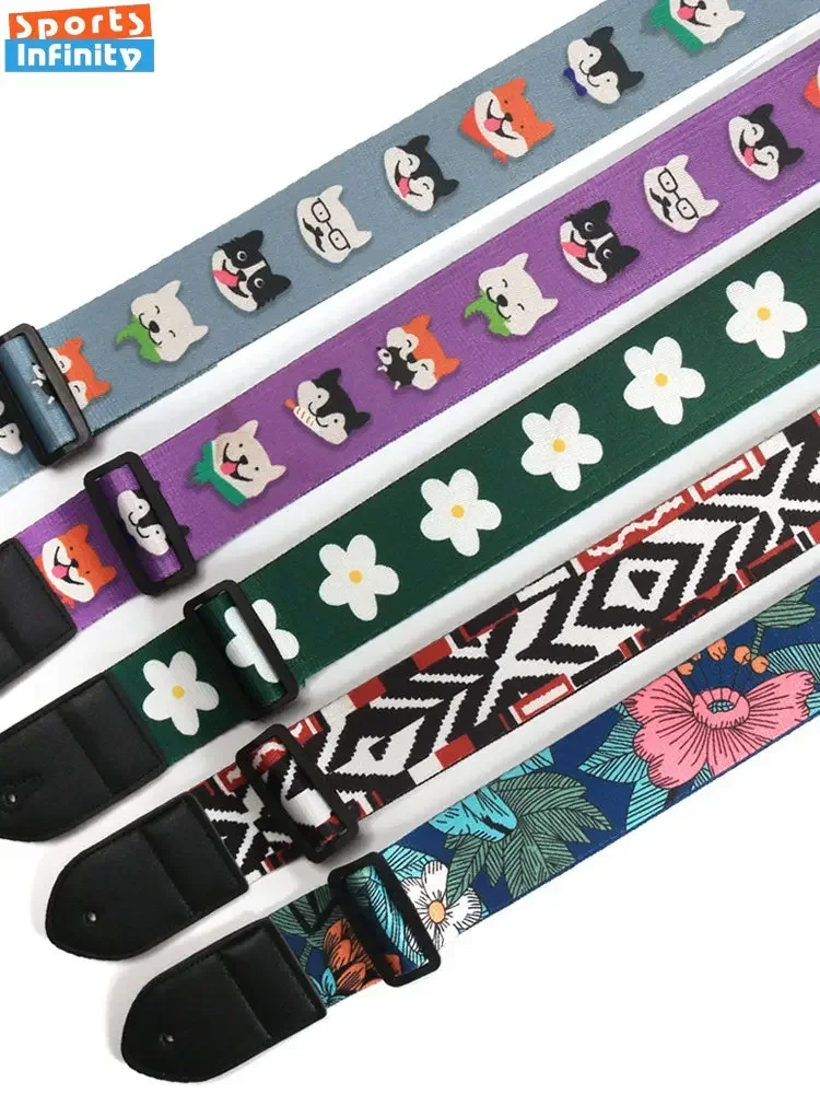 Cotton Extra Wide Men Acoustic Guitar Ukulele Strap Leather Adjustable Shoulder Strap Belt with Print for Kids Wood Guitar Bass
Cotton Extra Wide Men Acoustic Guitar Ukulele Strap Leather Adjustable Shoulder Strap Belt with Print for Kids Wood Guitar Bass