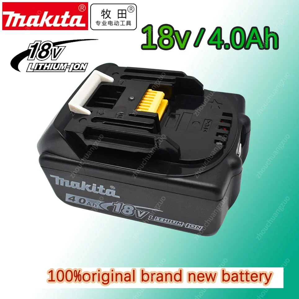 100% Original Makita 18V 4.0Ah Rechargeable Power Tools Battery with LED Li-ion Replacement LXT BL1860B BL1860 BL1850
100% Original Makita 18V 4.0Ah Rechargeable Power Tools Battery with LED Li-ion Replacement LXT BL1860B BL1860 BL1850