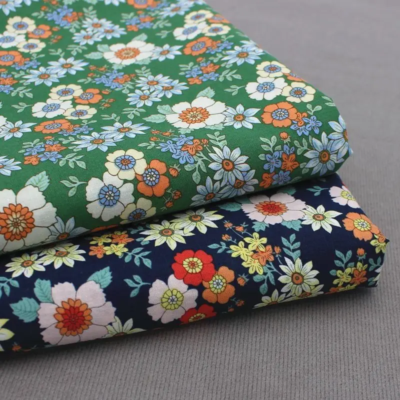 100*145cm Poplin Cotton Floral Printed Fabric Children's Clothing Dress Sewing Fabric Handmade Patchwork DIY Material
100*145cm Poplin Cotton Floral Printed Fabric Children's Clothing Dress Sewing Fabric Handmade Patchwork DIY Material