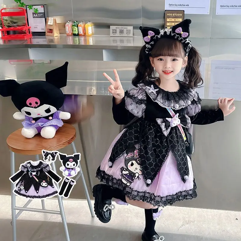Kawaii аниме Sanrioed Kuromi дети Осень Женская мода Лолита милое платье принцессы женский костюм для косплея подарок на день рождения
Kawaii аниме Sanrioed Kuromi дети Осень Женская мода Лолита милое платье принцессы женский костюм для косплея подарок на день рождения