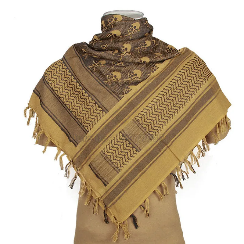 

Тактическая ветрозащитная армейская Военная шаль в стиле пустыни, рабочая кожа, Шейная повязка на голову для охоты, походов