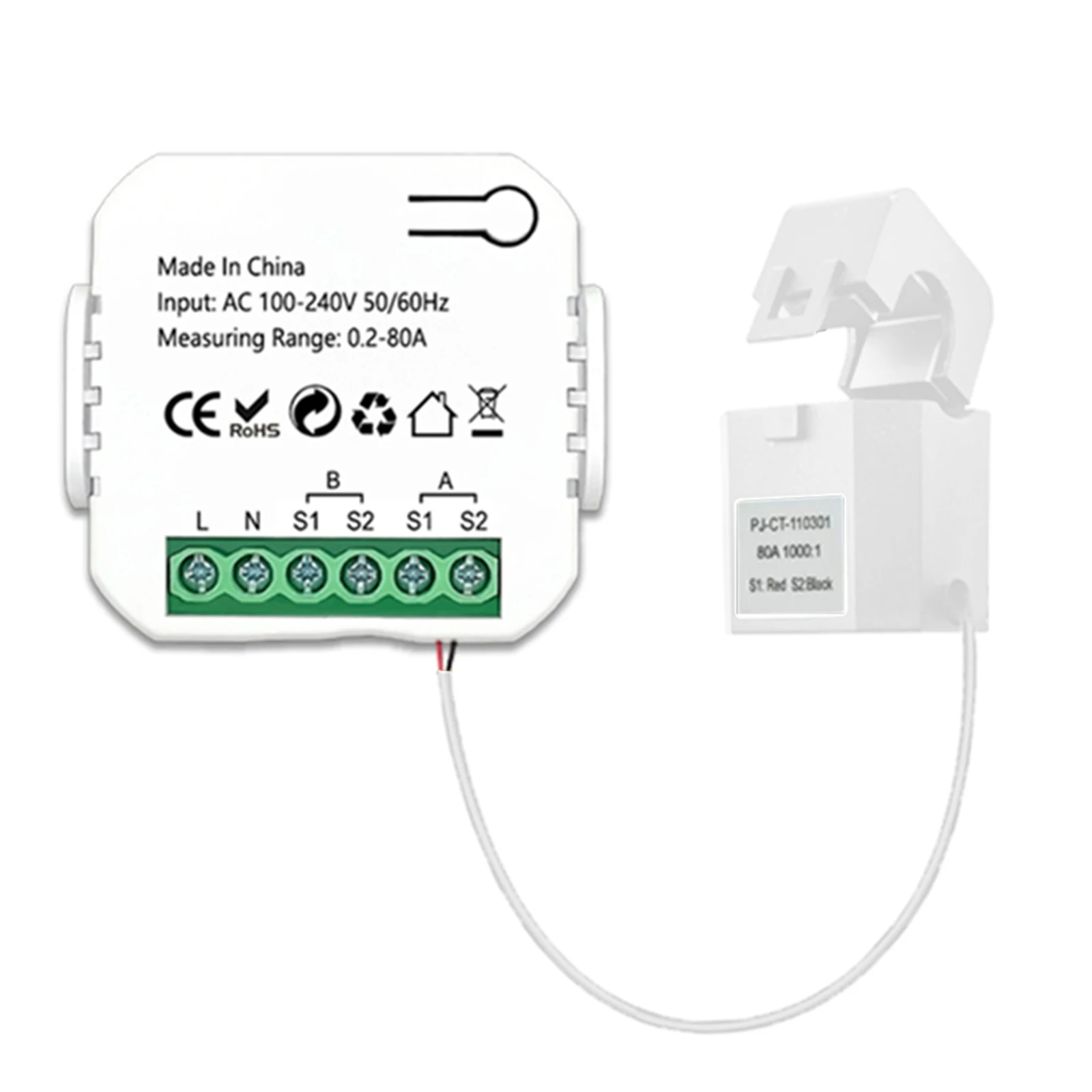 Effortless Installation Clamp Design Easy and Safe Electrical Usage Measurement Reliable and Powerful Energy Monitor
Effortless Installation Clamp Design Easy and Safe Electrical Usage Measurement Reliable and Powerful Energy Monitor