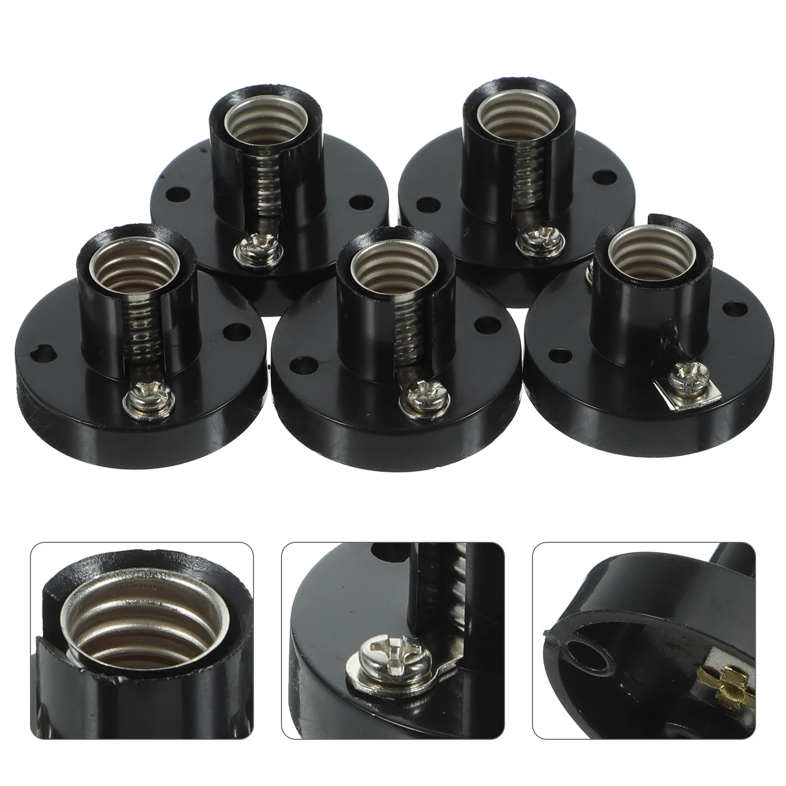 5pcs Bulb Holders E10 Sockets Light Bulb Holder Screw Lamp Holders E10 Lamp Holders 
5pcs Bulb Holders E10 Sockets Light Bulb Holder Screw Lamp Holders E10 Lamp Holders