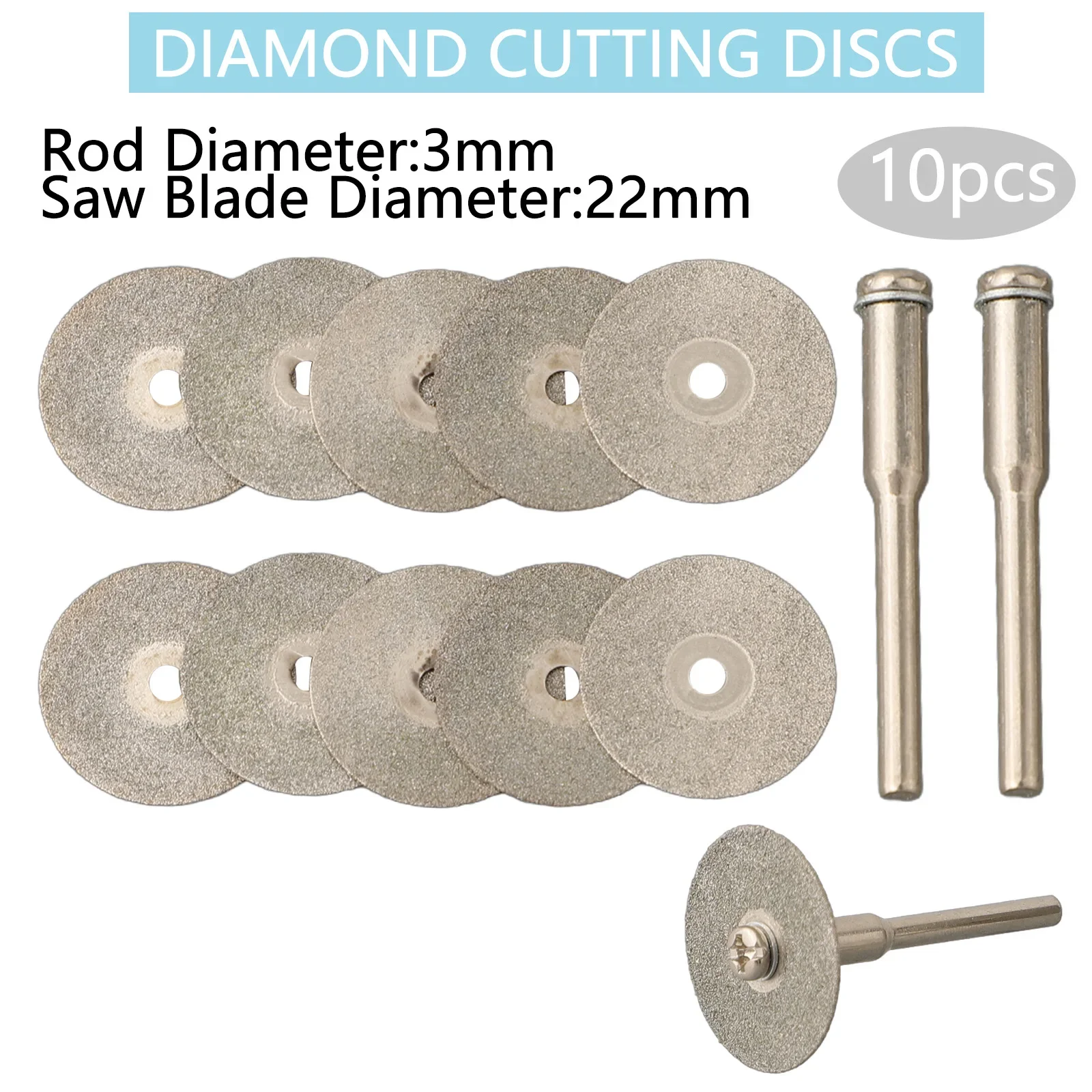 2021 New High Quality Drill Rotary Tool Cutting Discs Arbor Shafts Cutting Blade Disc 10*Cutting Discs 12PCS/SET
2021 New High Quality Drill Rotary Tool Cutting Discs Arbor Shafts Cutting Blade Disc 10*Cutting Discs 12PCS/SET