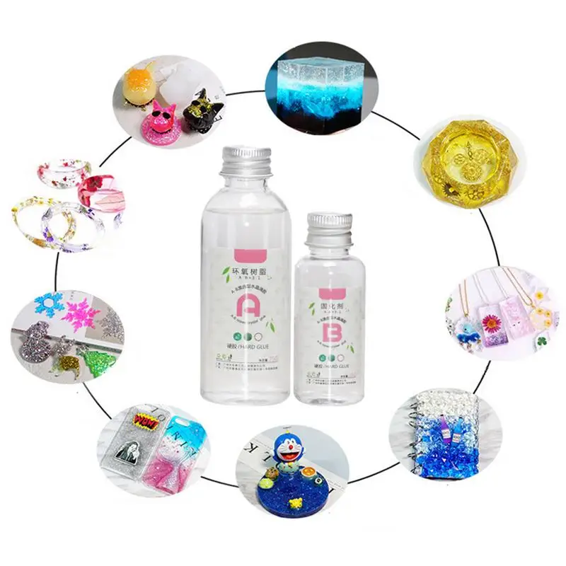 Mixed Quick Drying Hardener DIY Resin Epoxy Transparent Clear Art High Adhesive Crystal Glue For Jewelry Making
Mixed Quick Drying Hardener DIY Resin Epoxy Transparent Clear Art High Adhesive Crystal Glue For Jewelry Making