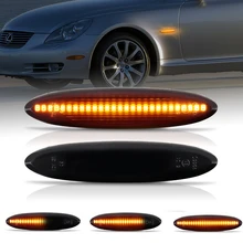2PCS Led Dynamic Side Marker Turn Signal Blinker Lights Kit 2006-2013 For Lexus E350 IS250 IS350 SC430 OEM Side marker Lamps Car
2PCS Led Dynamic Side Marker Turn Signal Blinker Lights Kit 2006-2013 For Lexus E350 IS250 IS350 SC430 OEM Side marker Lamps Car
