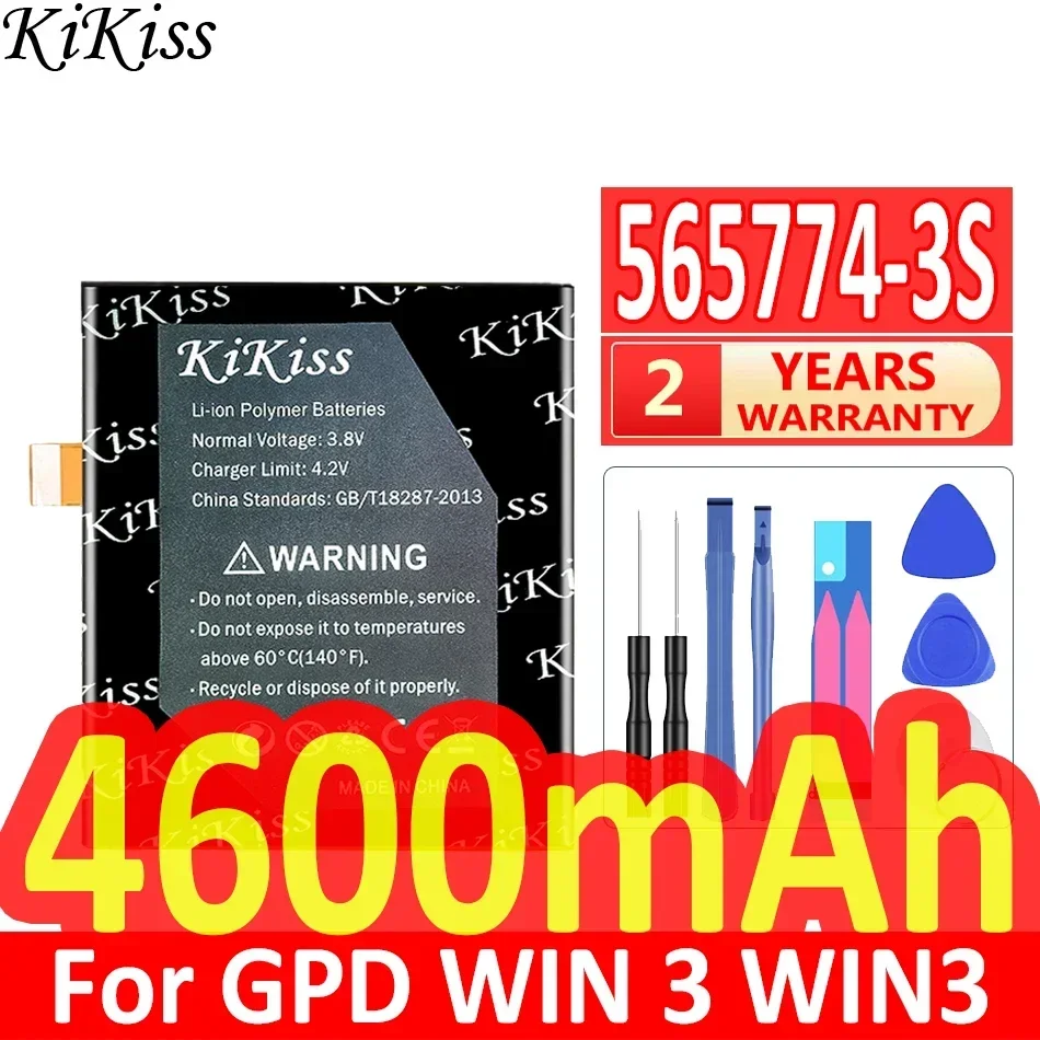 

4600mAh KiKiss Powerful Battery 565774-3S 5657743S For GPD WIN3 WIN 3 Laptop Bateria