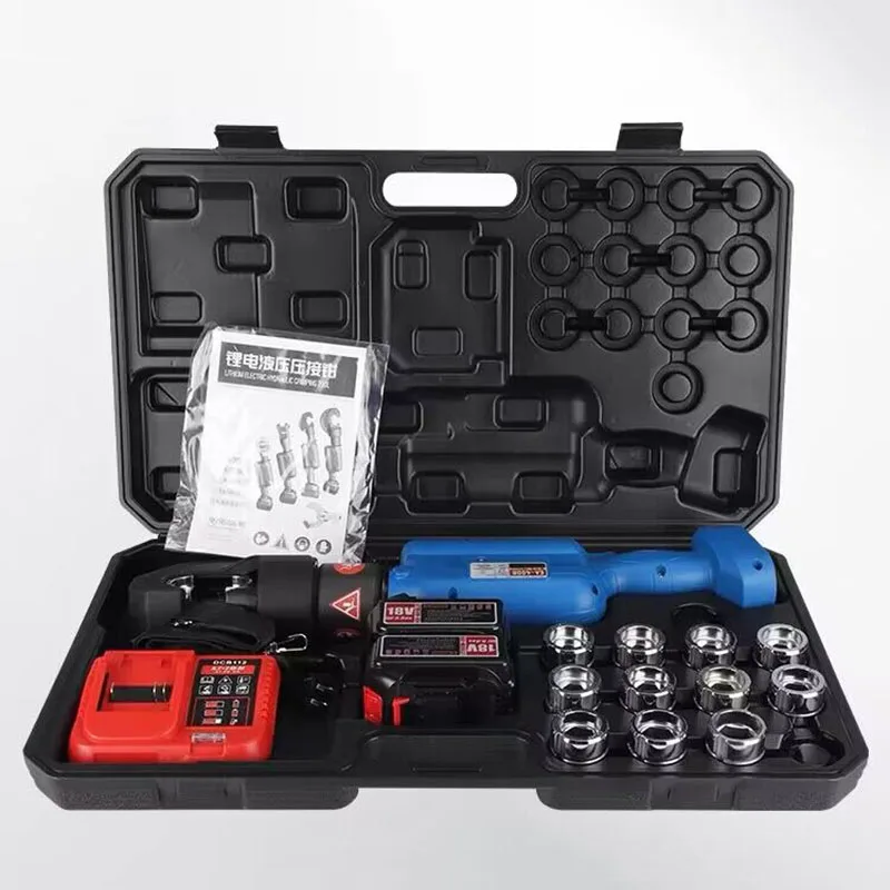 Electric Hydraulic Pliers Ea-400 Portable Lithium Battery Copper Aluminum Terminal Wire Nose Cable Crimping Crimping Pliers
Electric Hydraulic Pliers Ea-400 Portable Lithium Battery Copper Aluminum Terminal Wire Nose Cable Crimping Crimping Pliers