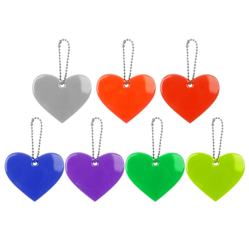 5Pcs Cute Heart Shape Reflective Keychain Bag Pendant Accessories Doft PVC Reflector Keyrings For Visible Safety Dropship
5Pcs Cute Heart Shape Reflective Keychain Bag Pendant Accessories Doft PVC Reflector Keyrings For Visible Safety Dropship