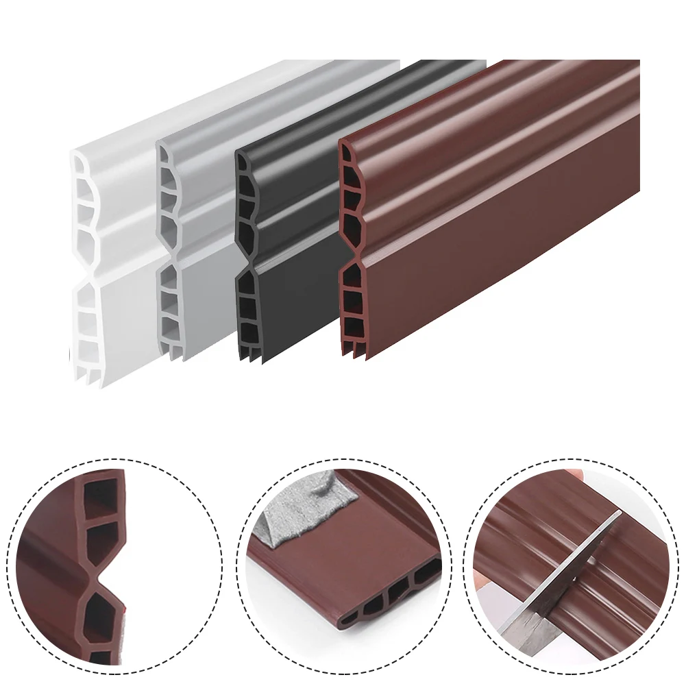 1pcs 100CM Door Bottom Self-adhesive Under Door Draft Stopper Flexible Sound Proof Noise Reduction Weather Sealing Strip
1pcs 100CM Door Bottom Self-adhesive Under Door Draft Stopper Flexible Sound Proof Noise Reduction Weather Sealing Strip