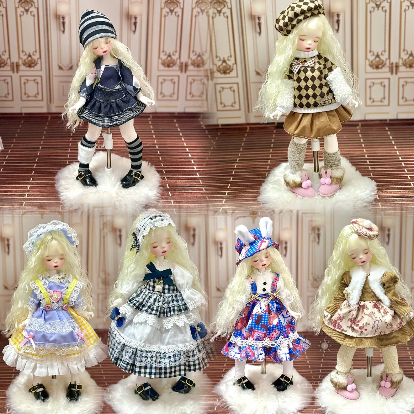 

Fashion Cute 30cm Doll Clothes with Shoes 1/6 BJD Doll Outfit Set Girl Toy Gift Doll Accessories Holiday Gift