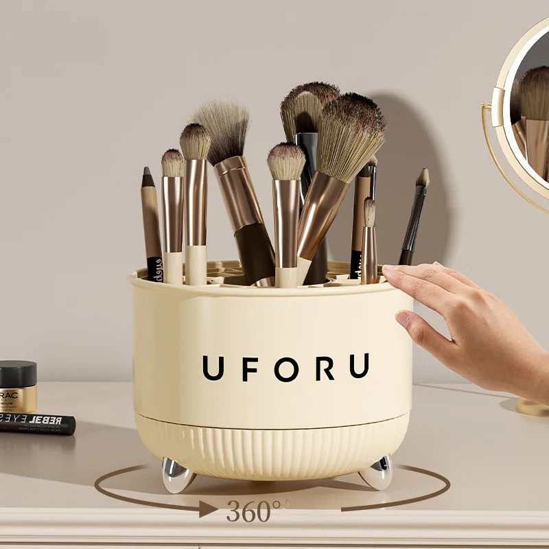 Rotating Makeup Brush Storage Box Office Desktop Storage Pen Eyebrow Lipstick Loose Powder Storage Box Makeup Desk Organizer
Rotating Makeup Brush Storage Box Office Desktop Storage Pen Eyebrow Lipstick Loose Powder Storage Box Makeup Desk Organizer