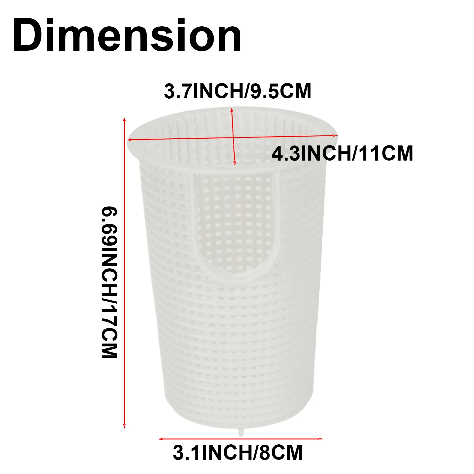 Replacement Basket Skimmer Basket Pump Filter For Swimming Pool High Quality Practical Swimming Pool Accessories
Replacement Basket Skimmer Basket Pump Filter For Swimming Pool High Quality Practical Swimming Pool Accessories